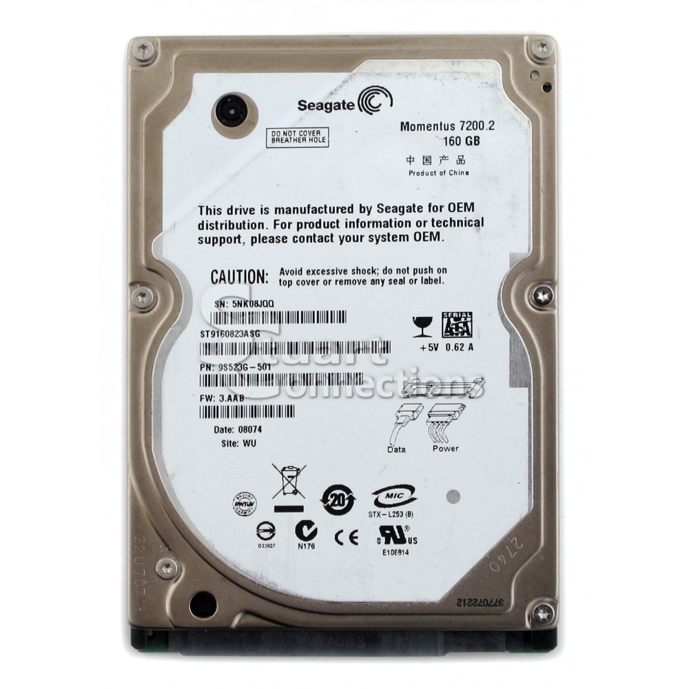 Ổ cứng laptop Seagate  160gb  (bảo hành 1 năm) LỖI 1 ĐỔI 1 TRONG 1 THÁNG