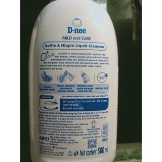 Nước rửa bình sữa Dnee 500ML