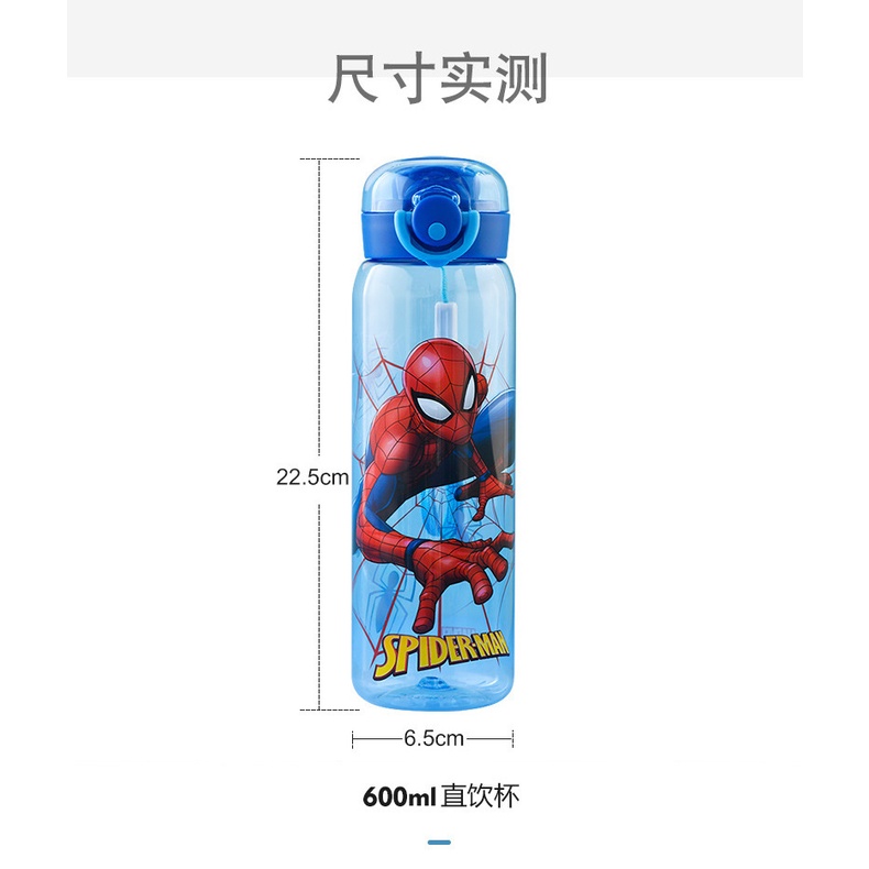 Bình Nước Bằng Nhựa Họa Tiết Disney Dễ Thương Cho Các Bé