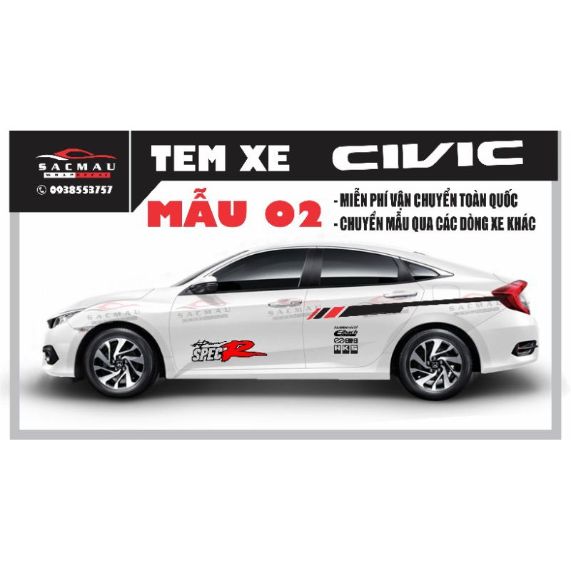 TEM XE HONDA CIVIC