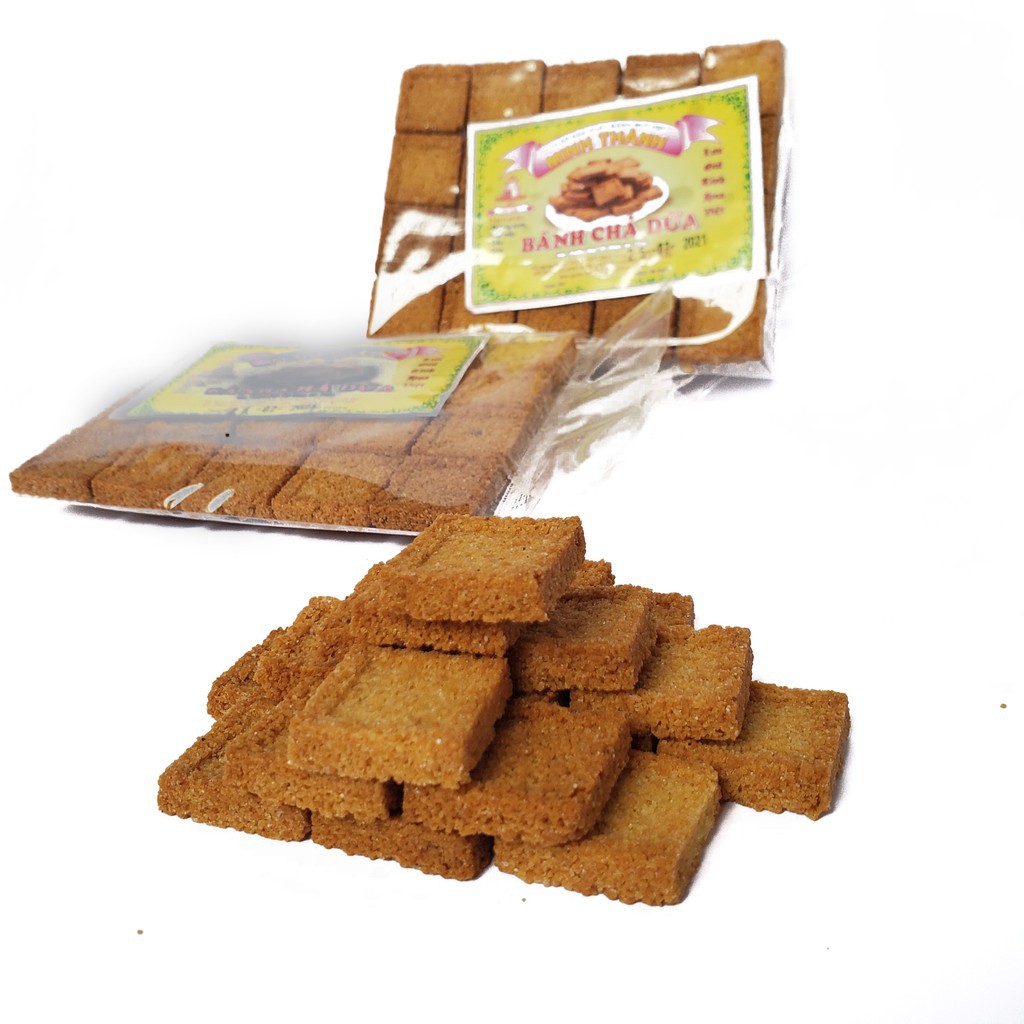 Bánh Chả Dừa Nướng Minh Thành 1 Gói 20 Miếng Hương Vị Bùi Ngon