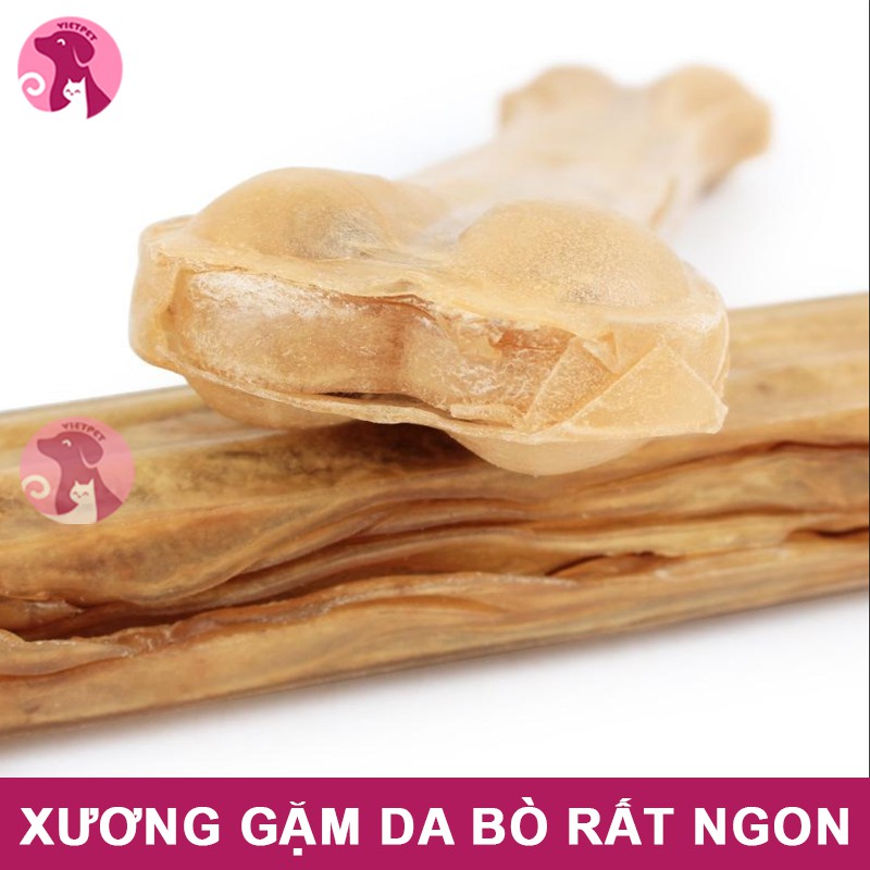 Đồ Ăn Vặt Xương Da Bò CHOMPER - Xương Gặm Sạch Răng Cho Chó Siêu Ngon