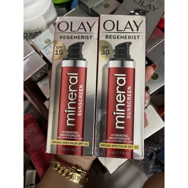 Kem chống nắng kiêm dưỡng ẩm chống lão hoá Olay Regenerist Whip Active Moisturizer With Sunscreen SPF40 50ml
