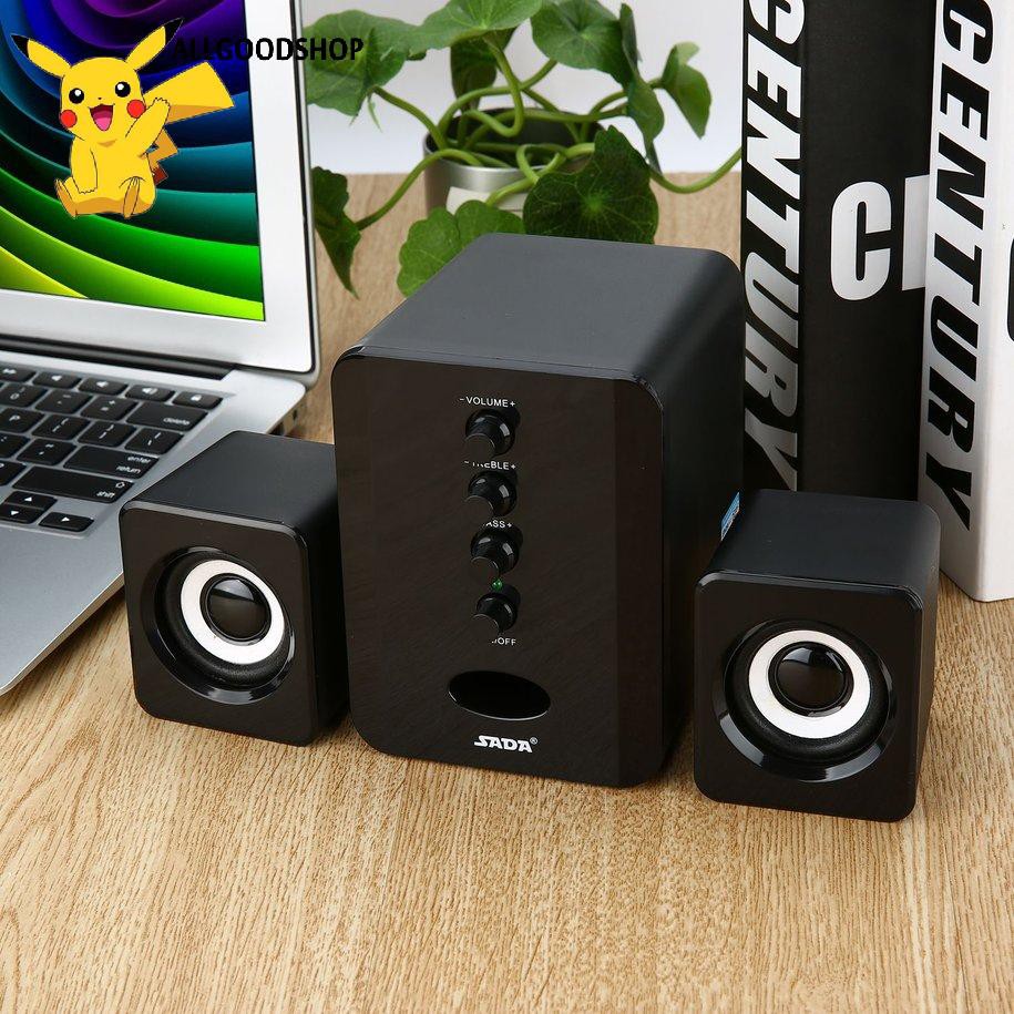 Loa Vi Tính D-202 SUPER BASS NEW 2020 Nghe Nhạc, Xem Phim Trên Máy Tính, Laptop, PC, Tivi XSmart