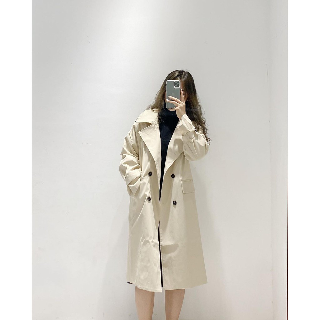 [Mã WASTMAY giảm 15% tối đa 30K đơn 150K] Áo khoác kaki dáng dài | BigBuy360 - bigbuy360.vn