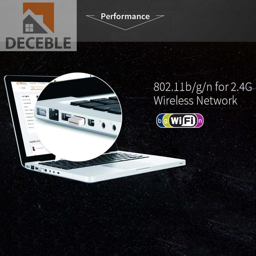 Usb Thu Phát Wifi Không Dây Comfast Cf-Wu810N Usb 2.0 150mbps 2.4ghz