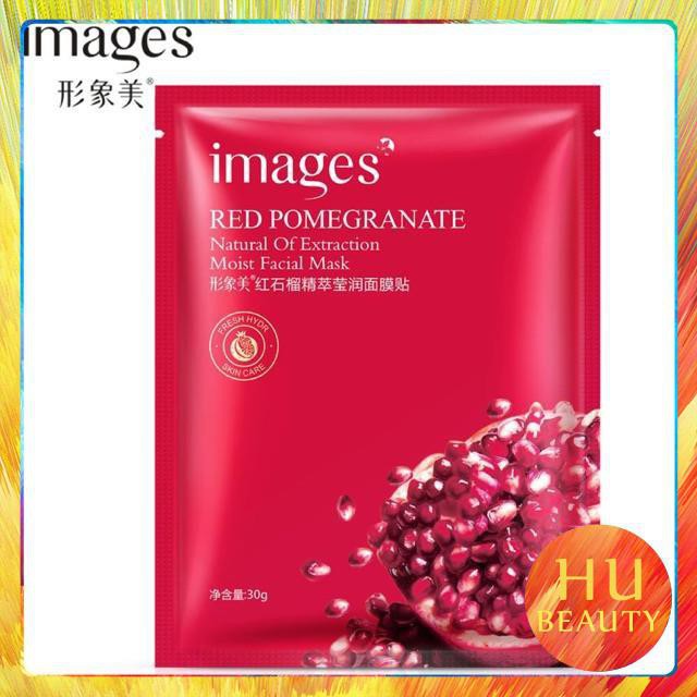 N35 Mặt nạ dưỡng da lựu đỏ Images, Mặt nạ giấy làm sáng da chống lão hóa