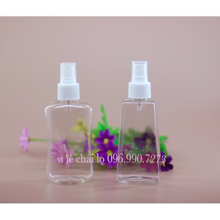 Combo 50 chai 150ml xịt phun sương ngón tay, vòi xịt nước hoa, vỏ chai nhựa mỹ phẩm, chai nhựa chiết du lịch