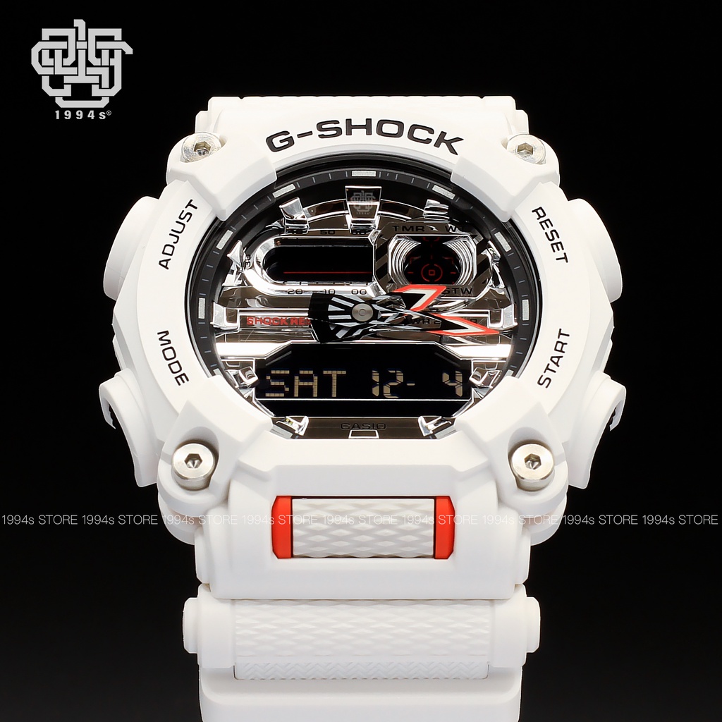 Đồng hồ nam Casio G-Shock GA-900 / GA-900AS-7A chống va đập, chống nước 200m, hàng chính hãng bảo hành 05 năm