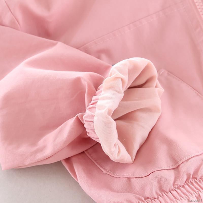 Áo Hoodie phối tai thỏ hoạt hình dễ thương cho bé gái