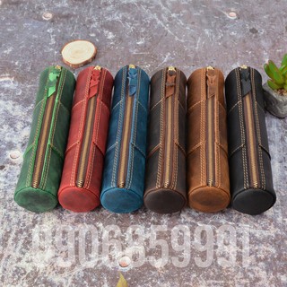 Túi da đựng bút,bao đựng đồ cá nhân handmade da tự nhiên