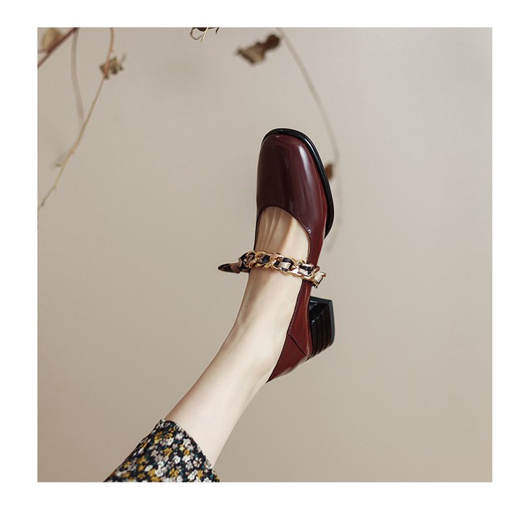 Giày Búp Bê Mũi Vuông Phong Cách Retro Pháp Thời Trang Mùa Xuân 2022 Mới Cho Nữ