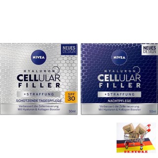 [DE] Kem dưỡng da Nivea Cellular nâng, cơ mặt, chống lão hóa ngày đêm, xách tay Đức