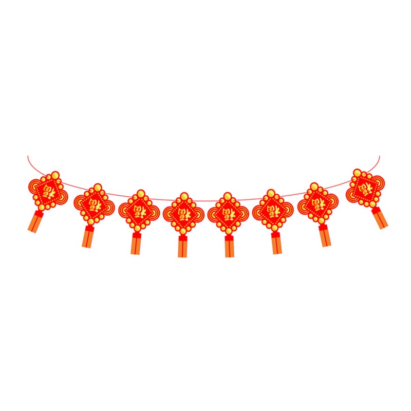 Dây Treo Trang Trí Năm Mới Phong Cách Trung Hoa