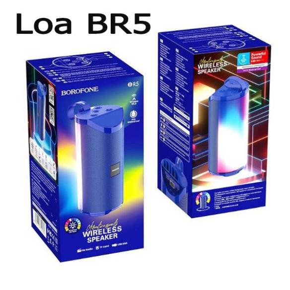 Loa Bluetooth | Loa Không Dây Phát Sáng Borofone BR5 | Phát Sáng Theo Nhạc Cực COOL | 46002
