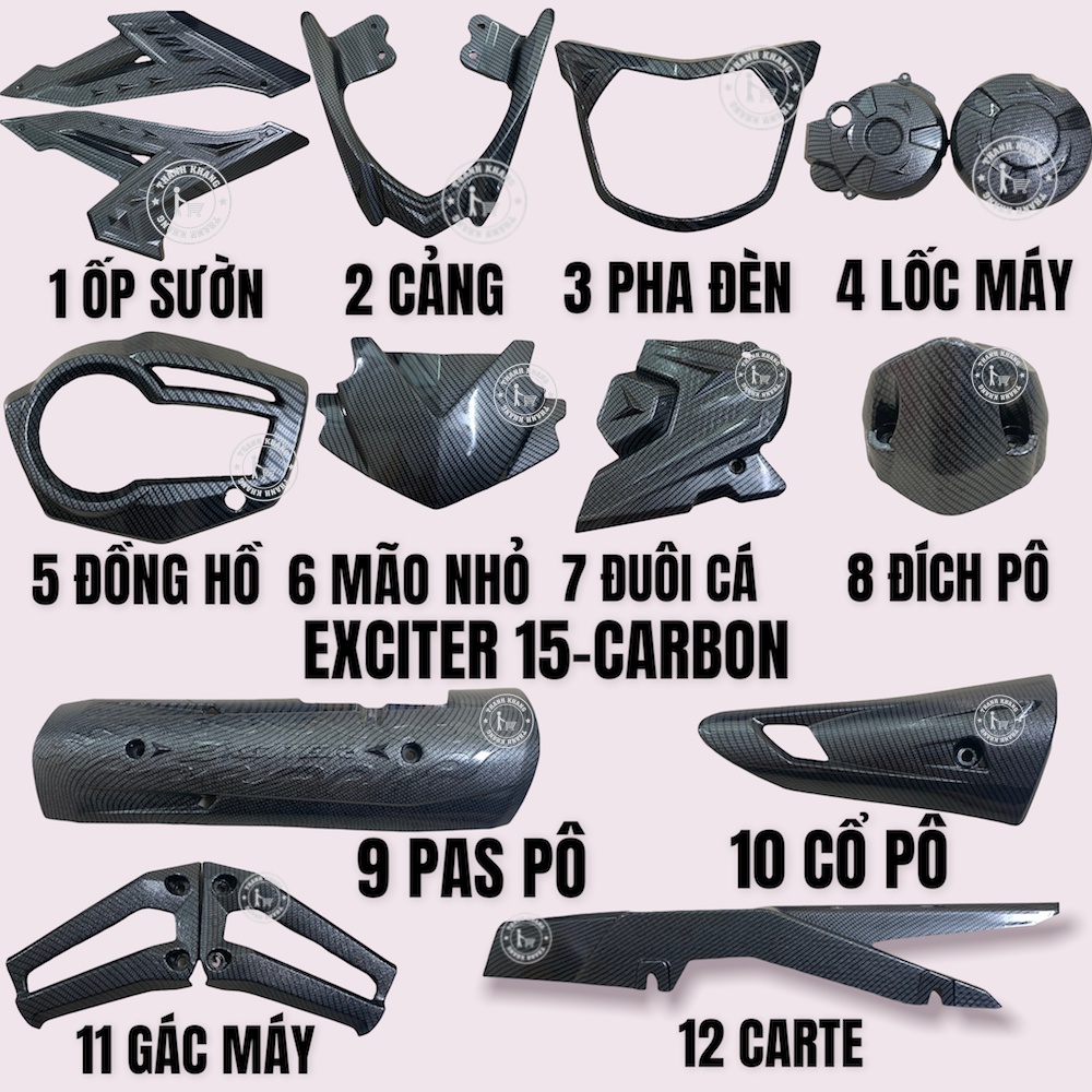 Phụ kiện ốp Carbon Ex150 OCB-EX150