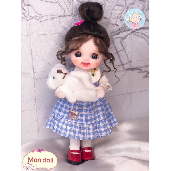 Búp bê babolyi 1/8 mặt cười má tàn nhang