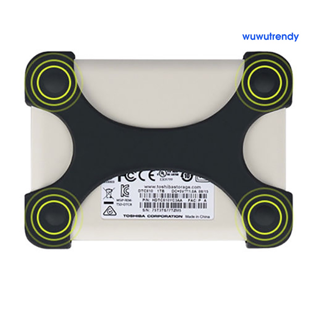 Vỏ Silicon Bảo Vệ Ổ Cứng 2.5 Inch Hình Chữ X Chống Trượt Chống Rung | BigBuy360 - bigbuy360.vn