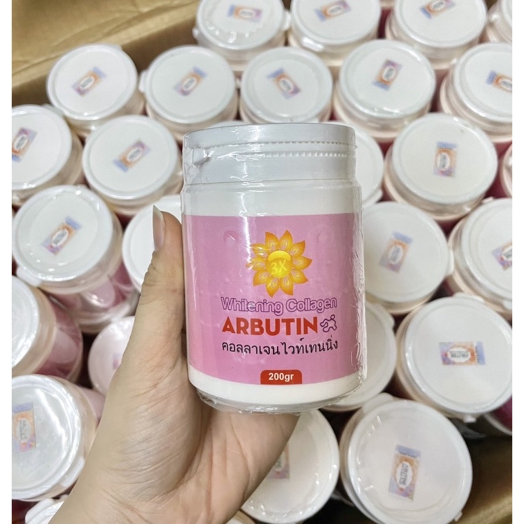 Kem Kích Trắng Body Arbutin, Whitening Collagen Thái Lan