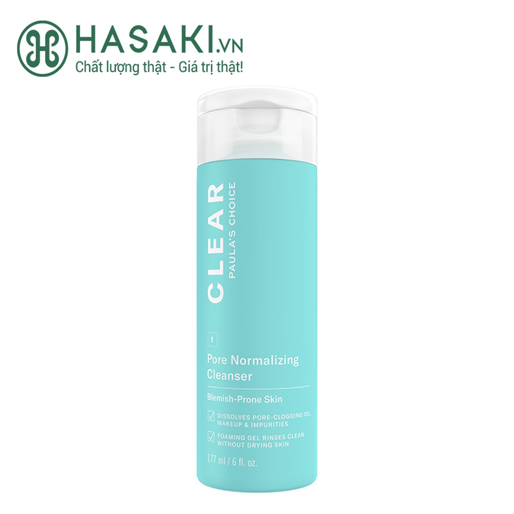 Sữa Rửa Mặt Paula's Choice Ngăn Ngừa Mụn Và Se Khít Lỗ Chân Lông 177ml