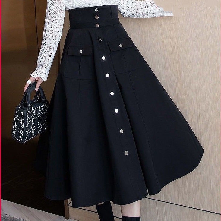 Chân Váy Nữ Dáng Chữ a Lưng Cao Thời Trang