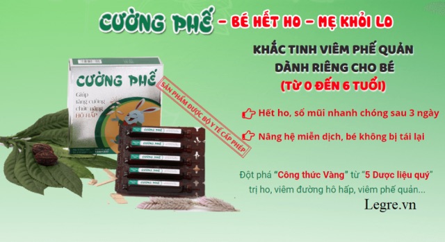 Cường Phế - Hộp 10 ống [Tích điểm 10 tặng 1]