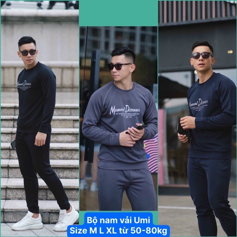 Bộ đồ thu đông nam cực đẹp! size từ 50-80kg