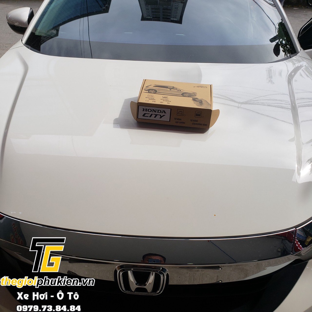 Bộ gập gương lên xuống kính tự động xe Honda City 2021 - cắm jack zin