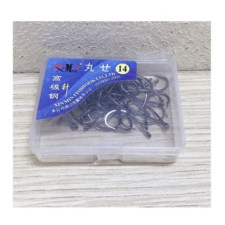 Hộp 50 Móc Câu, Lưỡi Câu Cá Cỡ 14 (50 Cái/1 Hộp)