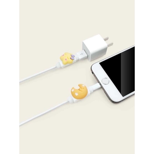 Set 2 nút bảo vệ dây cáp điện thoại