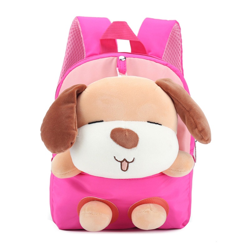 Ba Lô Đi Học Mini Hình Chú Chó Hoạt Hình Dễ Thương Cho Bé