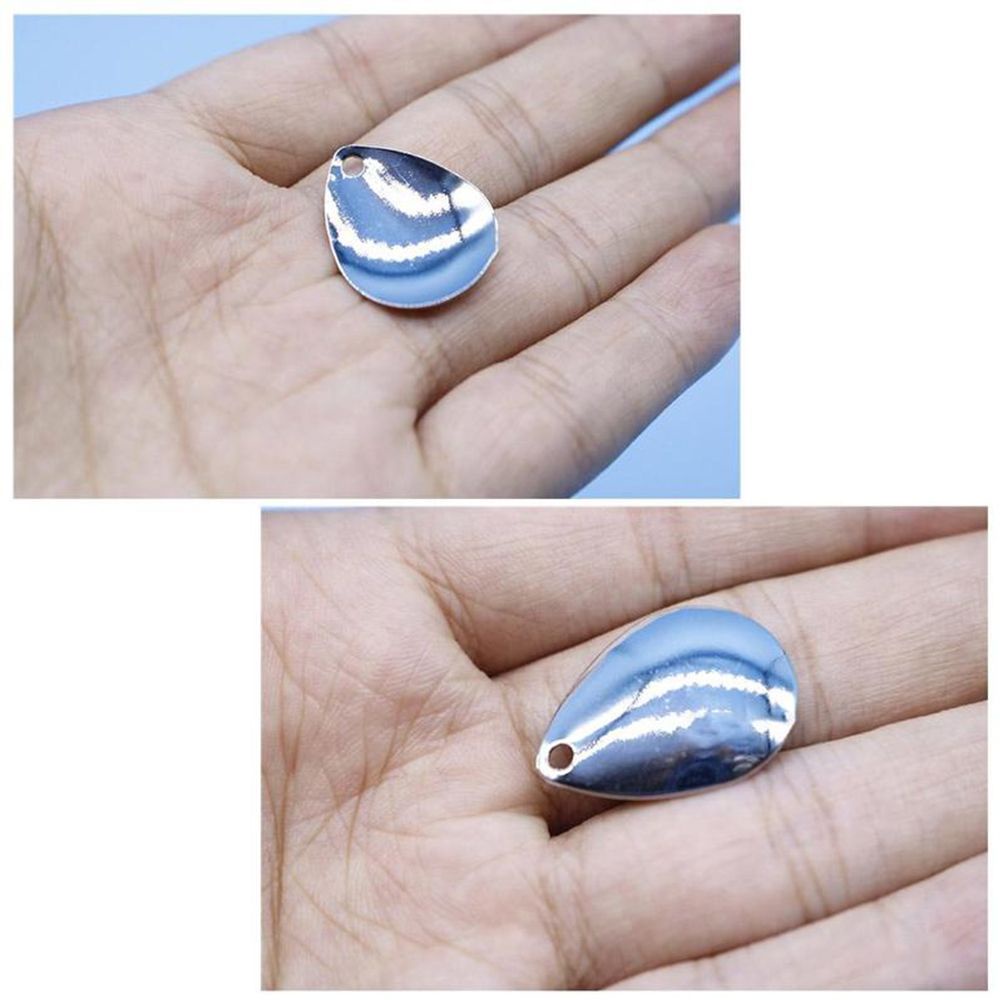 Set 50 mồi câu cá rung động mịn xoay được bằng kim loại