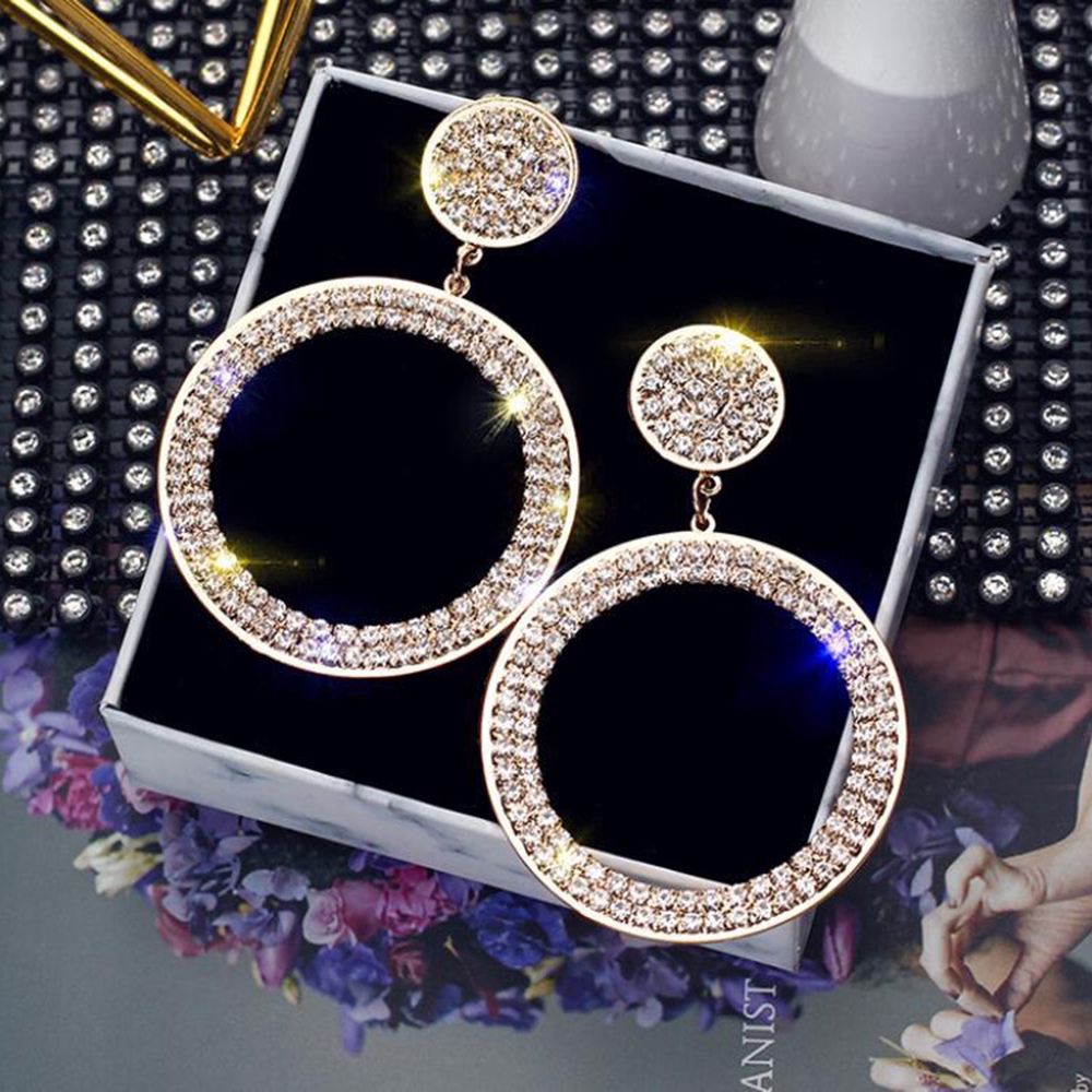Khuyên Tai Mạ Vàng Hồng 925 Thời Trang