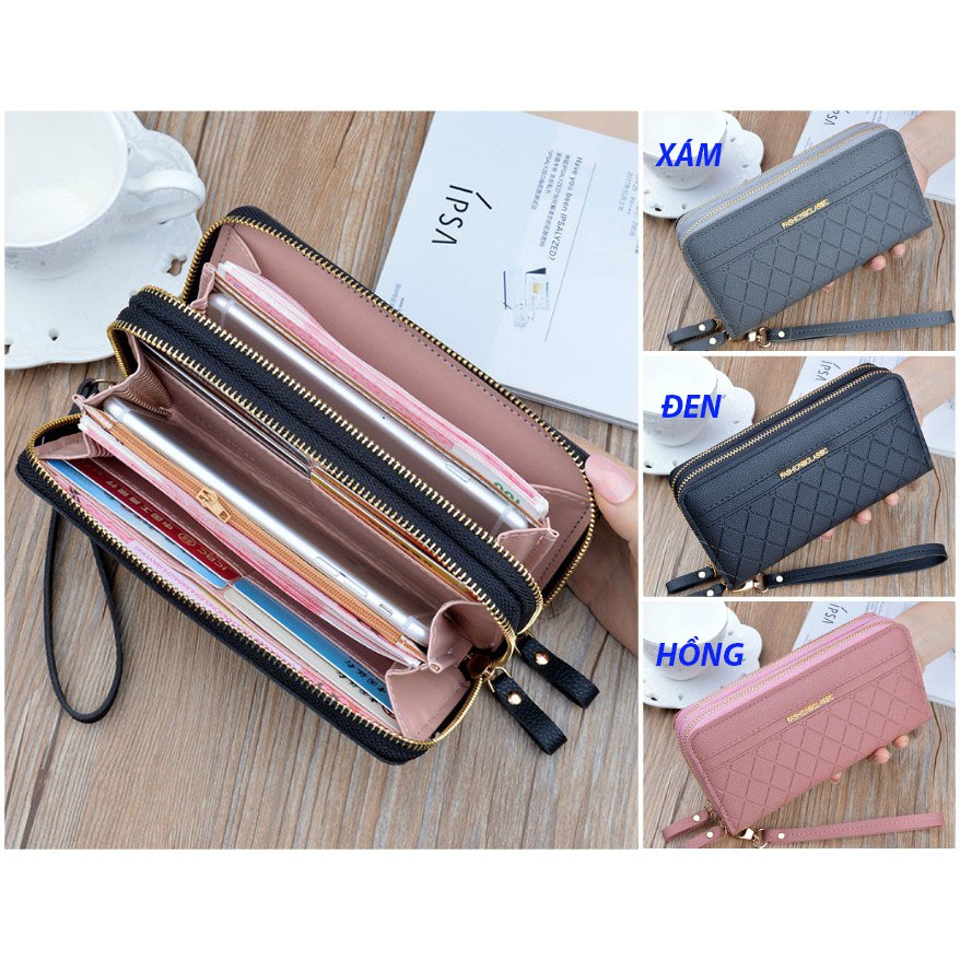 [Mã FAMAYWA2 giảm 10k đơn từ 50k] Ví nữ thời trang ngắn cầm tay nhiều ngăn cao cấp giá rẻ đựng tiền VD256 | BigBuy360 - bigbuy360.vn