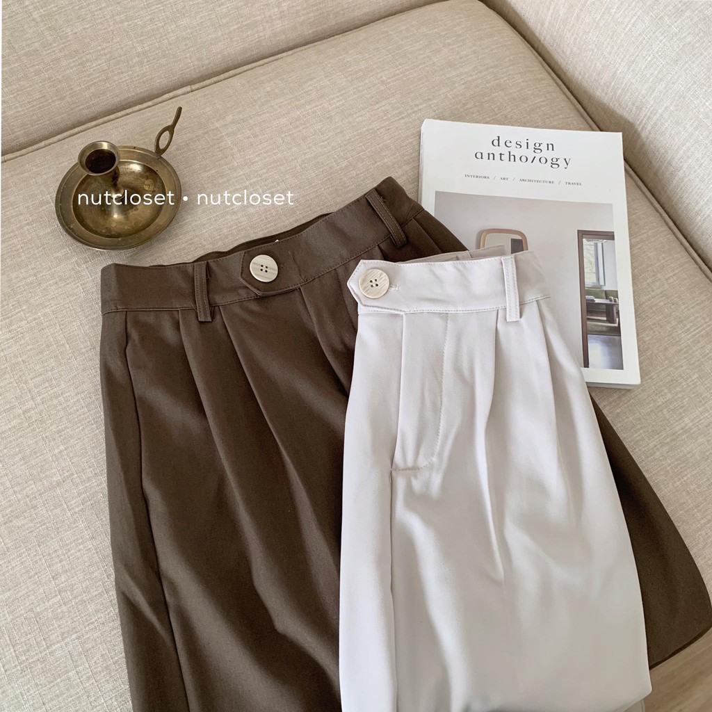 Quần ống suông 1 cúc to _ Q0049 | BigBuy360 - bigbuy360.vn