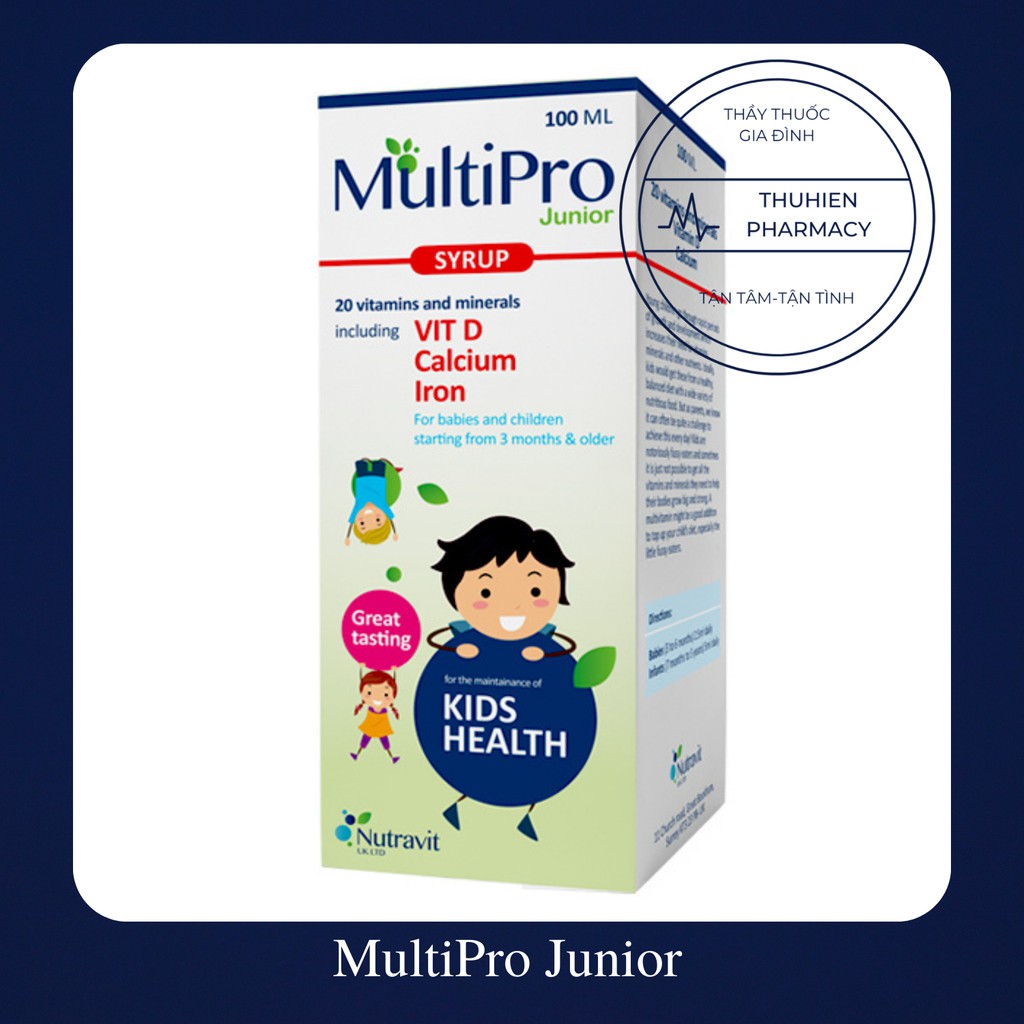 HealthyPlex Multi  - Vitamin và khoáng chất cho bé, tăng cường sức đề kháng, ăn ngon