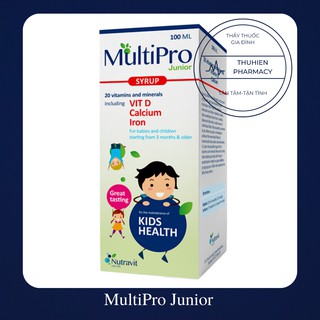 [ĐỔI MẪU] HealthyPlex Multi (Multi Pro) - Vitamin và khoáng chất cho bé, tăng cường sức đề kháng, ăn ngon (Hộp 150ml)