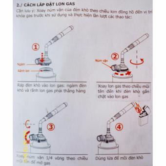 Đèn khò gas, hàn thiếc, hàn ống đồng chuyên nghiệp (Tặng 3 que hàn)