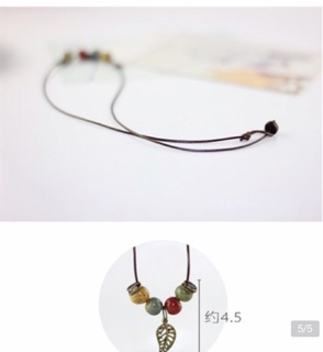 DÂY ĐEO CỔ - 4 hạt tròn