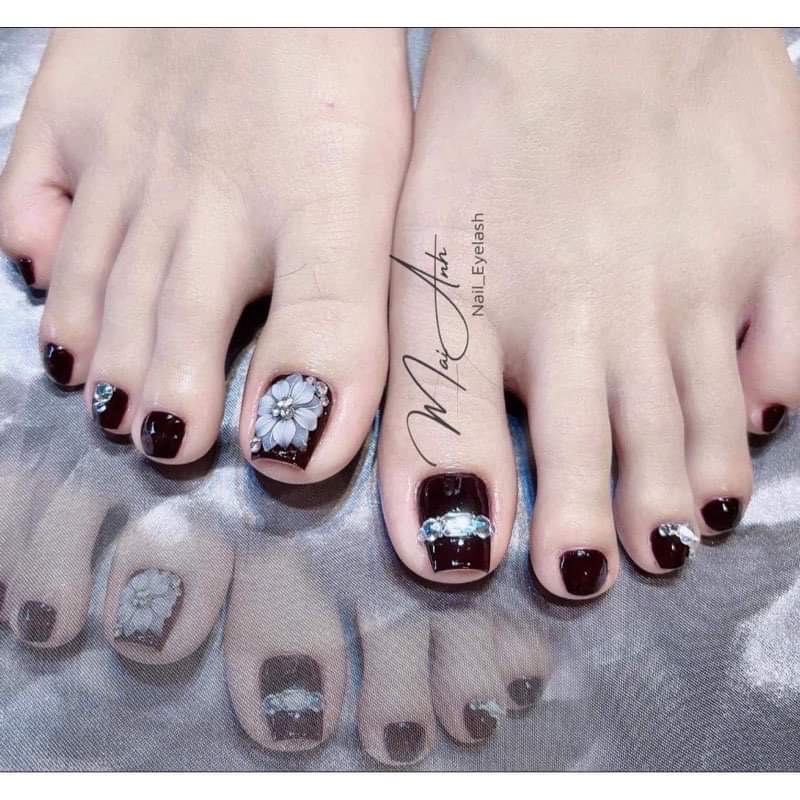 Hoa bột nail | Hướng dương chân