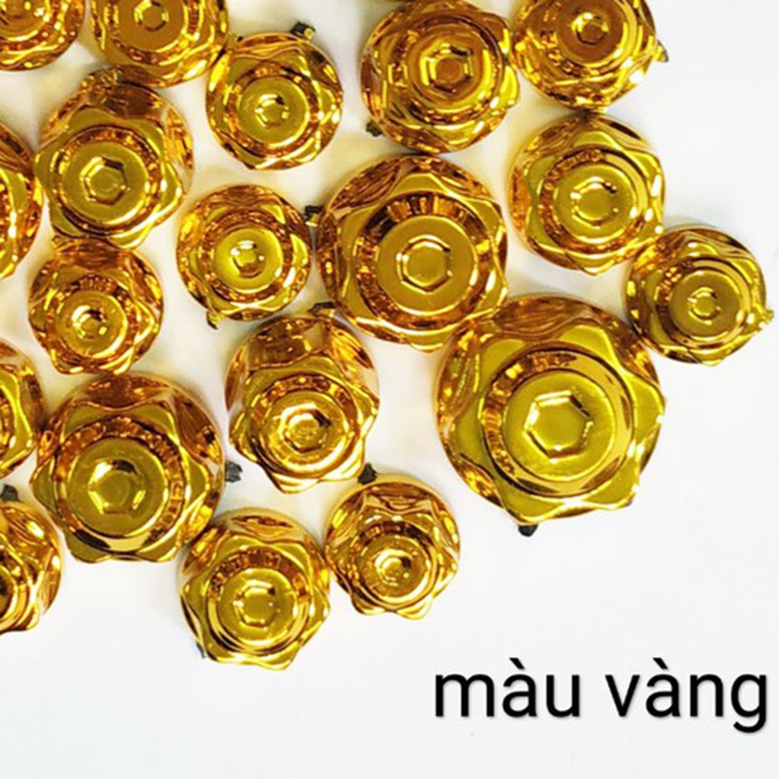 Chụp ốc trang trí xe máy các màu ( giá 1 bộ)