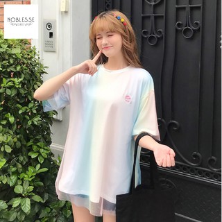 [ HÀNG SẴN ] ÁO PHÔNG VOAN RAINBOW SIÊU XINH - FREESIZE | ÁO PHÔNG LƯỚI MÀU CẦU VỒNG