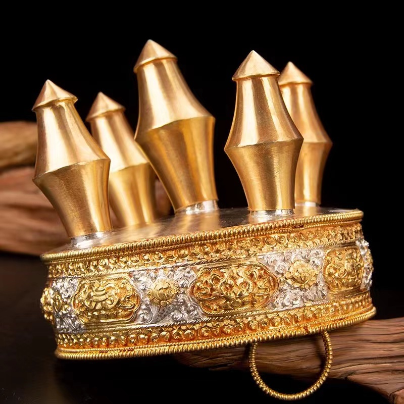 [PBMC]Torma mandala đồng Nepal 15cm (Bộ)