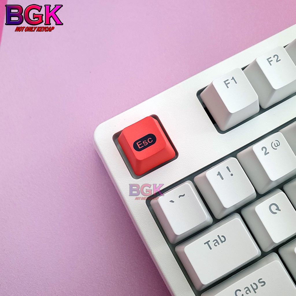 Bộ Keycap PBT 10 Nút chủ đề RGBY v2 Chất Liệu PBT in dye Sub cho màu sắc tươi tắn