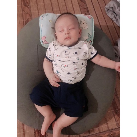 BỘ CỘC CÀI VAI VẢI SỢI TRE HỌA TIẾT CHO BÉ