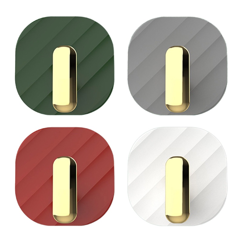 Set 4 Móc Treo Khăn Gắn Tường Không Đục Lỗ Chống Nước Đa Năng Cho Nhà Ở