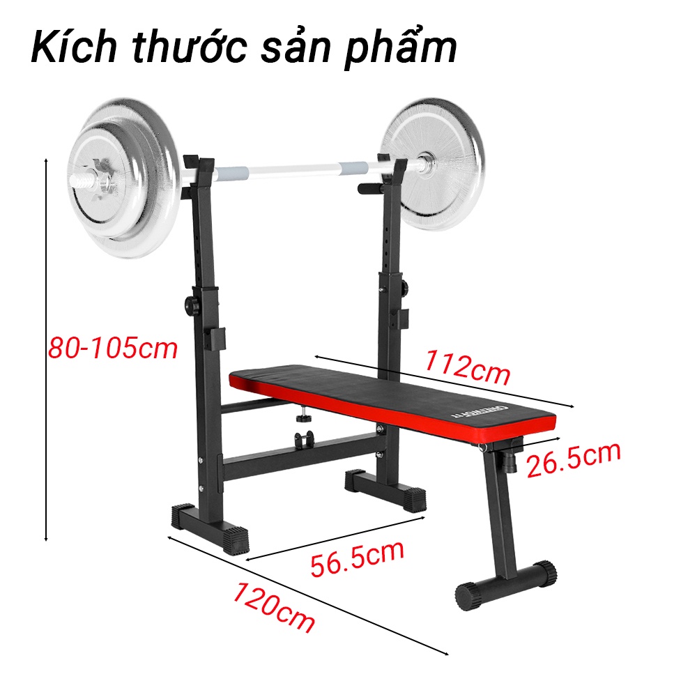 OneTwoFit Cử tạ Ghế tập ghế tập tạ đa năng ghế gập bụng ghê tập gym đa năng thiết bị thể OT040Z