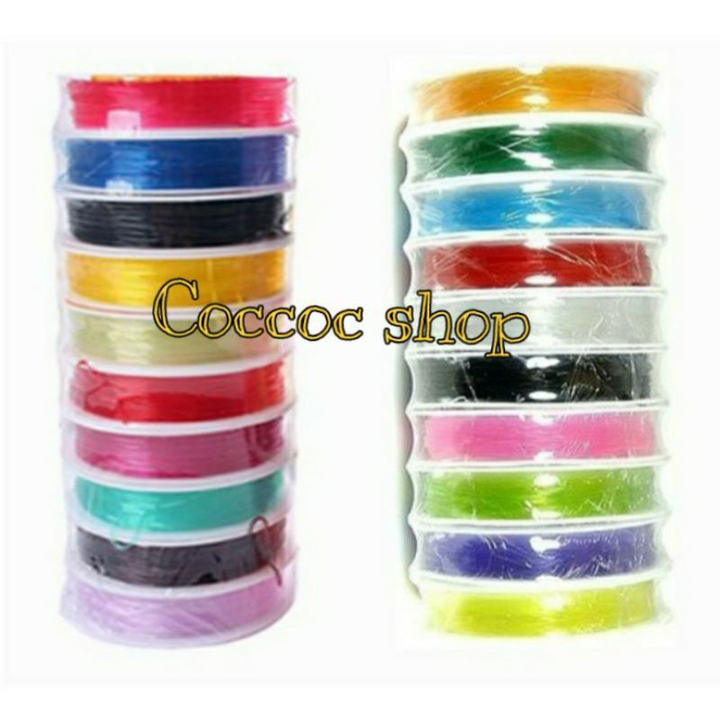 CƯỚC THUN XỎ VÒNG HẠT đủ size 0.4-0.5-0.6-0.7-0.8-1mm