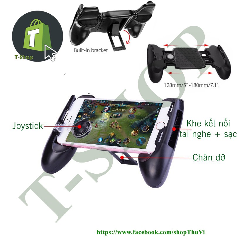 Tay cầm chơi game mobile [TẶNG KÈM JOYSTICK]