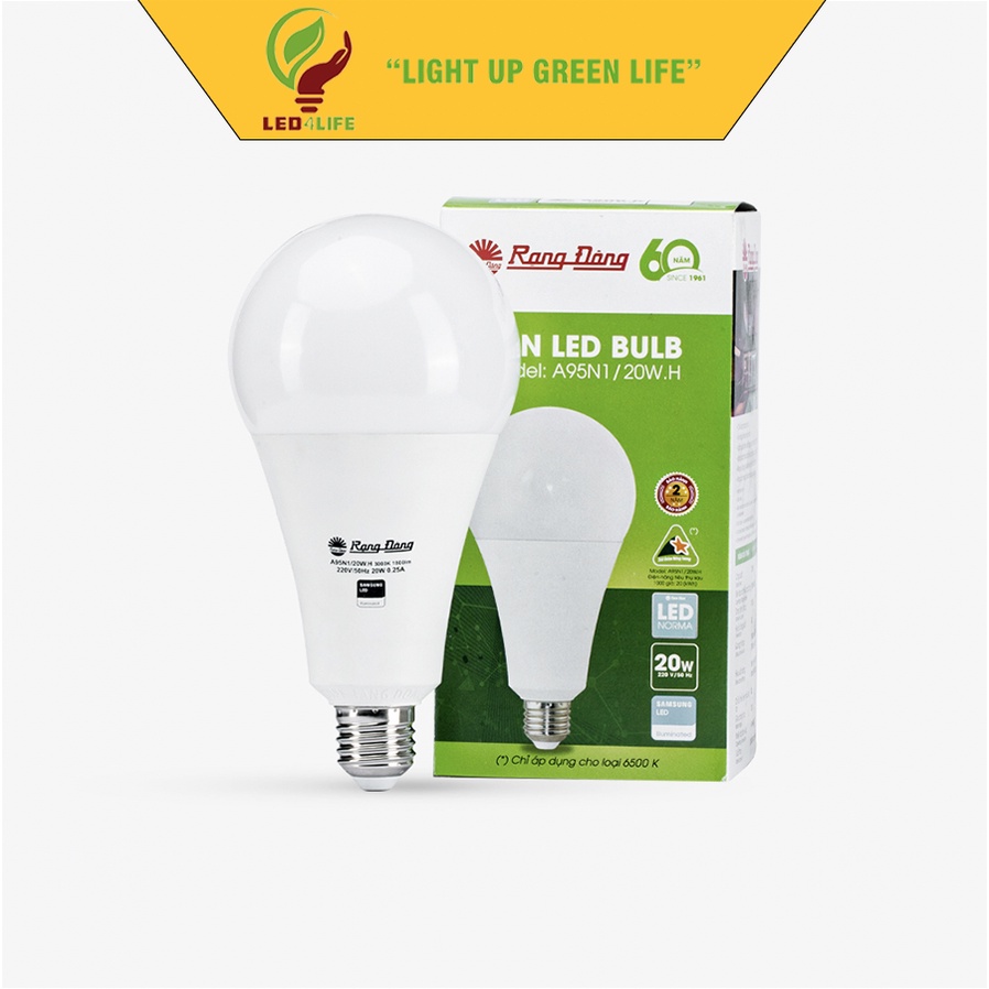 Bóng đèn LED BULB Tròn Rạng Đông 5W 7W 9W 12W 15W 20W 30W